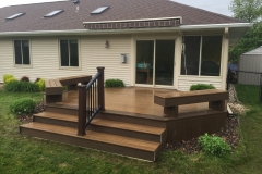 Havana Gold Deck with Spiced Rum Skirting in Mc Farland, WI
