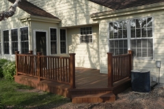 small backyard deck