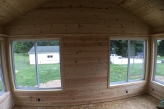 knotty pine walls
