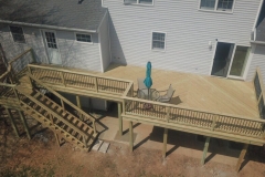 Treated Pine Herringbone deck