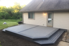 Trex Deck Gravel Path and Island Mist Deforest WI