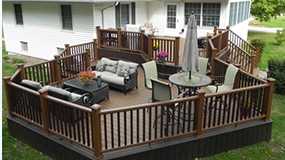 parker deck and sunroom - deck builder madison wisconsin